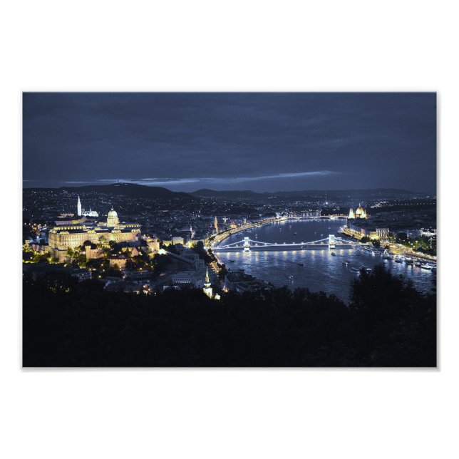 Cidade de Budapeste (Hungria) na Foto Impressão à  (Frente)