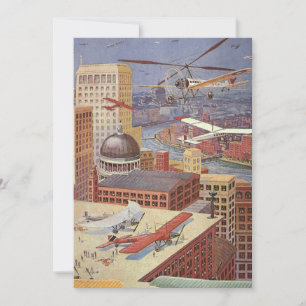 Cidade de Ficção Científica Vintage, Steam Punk Vi