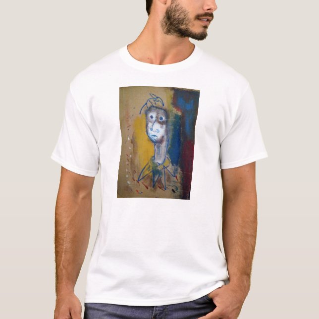 Cidade de t-shirt sem marca. (Frente)