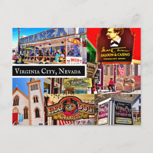 CIDADE DE VIRGINIA, CARTÃO POSTAL DE NEVADA