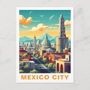 Cidade do México Antiga, México: Cartão Postal de