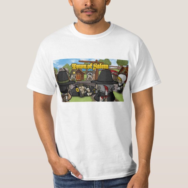 Cidade do t-shirt dos homens de Salem (Frente)