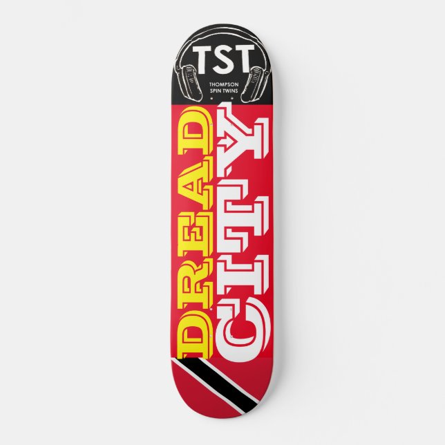 CIDADE DO TERROR Skateboard (Frente)