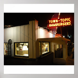 Cidade Topic Hamburgers Poster