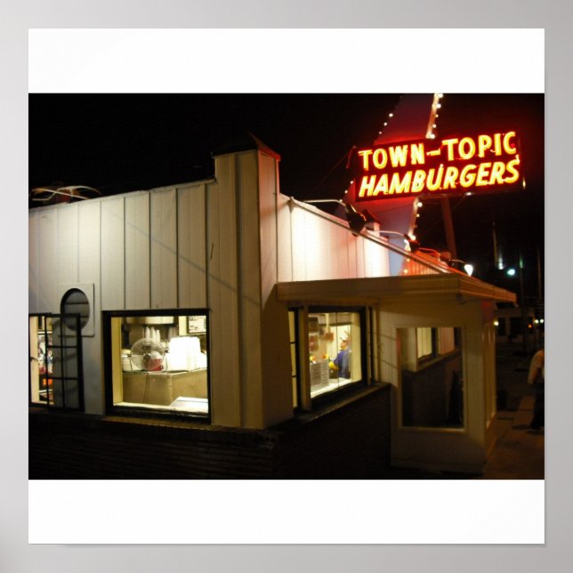Cidade Topic Hamburgers Poster (Frente)