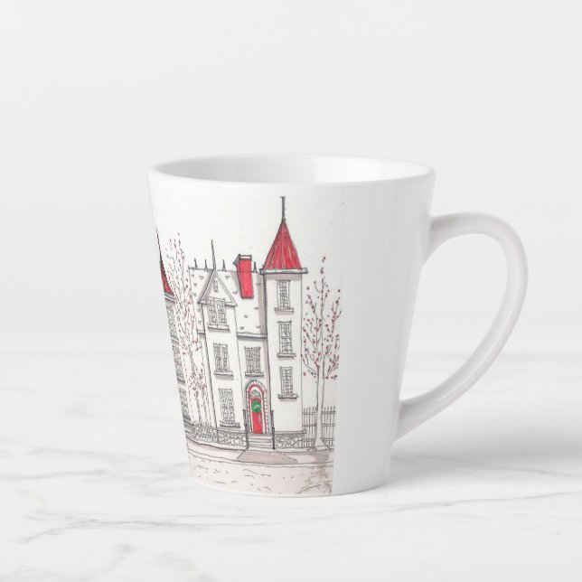 Cidade Vitoriana, Natal, Pequena Caneca Latte (Direita)