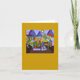 Cidades geminadas mim cartão de nota