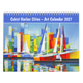 Cidades Portuárias Cubistas – Calendário de Arte