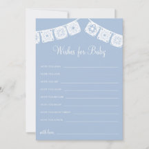 Cielito Lindo Papel Picado deseja cartão de bebê
