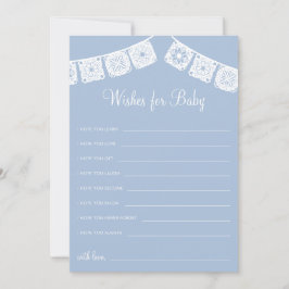 Cielito Lindo Papel Picado deseja cartão de bebê
