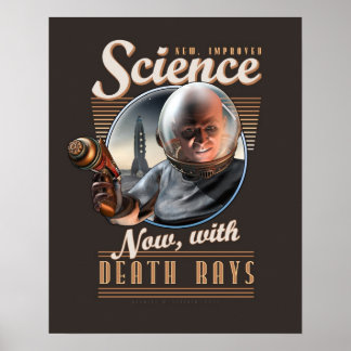 CIÊNCIA: Agora, com Raios de Morte! poster (16x20"