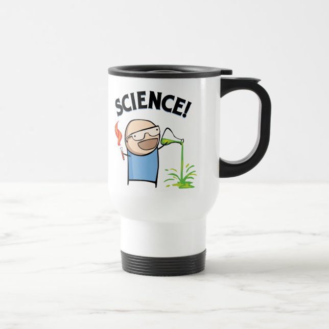 CIÊNCIA! caneca de viagem (Direita)