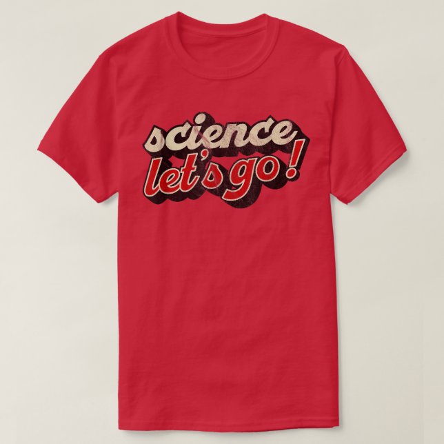 Ciência da Camisa de vamos Go 1309 (Frente do Design)