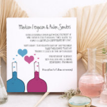 Ciência do Convite de casamento do Amor