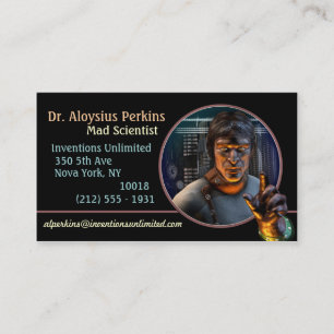 Ciência louca! (M) cartões de visitas