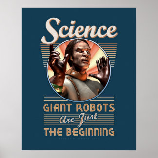 CIÊNCIA: poster de robôs gigantes (16x20")