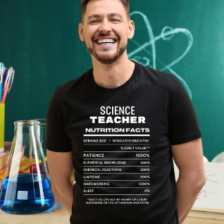 Ciência Professora Nutrição Fala T-Shirt Engraçado