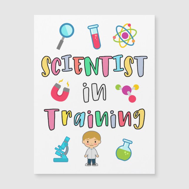 Cientista em Treinamento para Jovens Cientistas (Frente)
