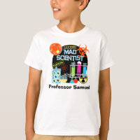 Cientista louco t-shirt personalizado