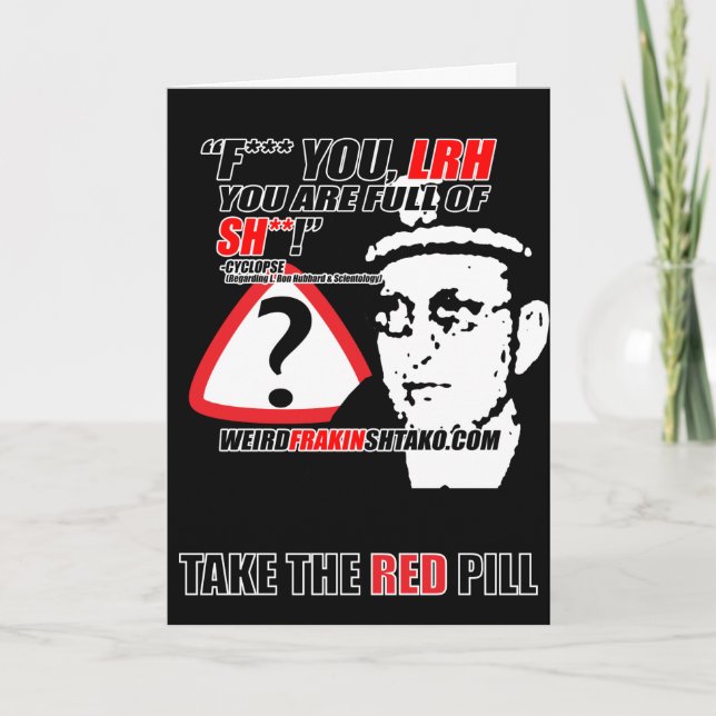 Cientologia - Cartão Saudável (Frente)