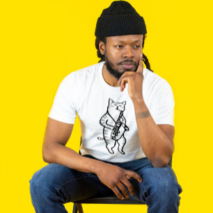 CILINDRO, t-shirt do BATERISTA do gato