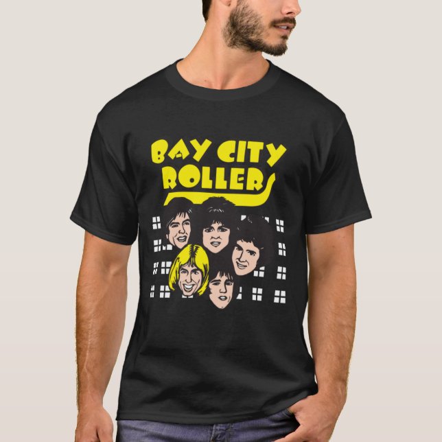 Cilindros de Bay City Rollers T-Shirt (Frente)