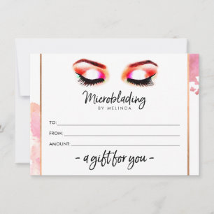 Cílios com Aquarela Criativa Microblading Presente