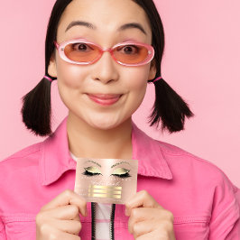 Cílios de Luxo Branco Certificado de Presente de M