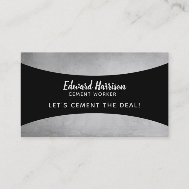 Cimente os cartões de visitas do negócio (Frente)