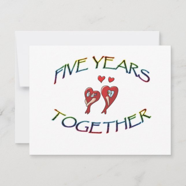 CINCO ANOS JUNTOS (Frente)