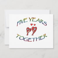 CINCO ANOS JUNTOS