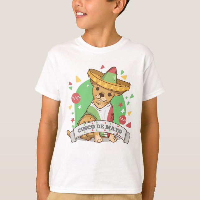 Cinco de Mayo Boys T-Shirt (Frente)