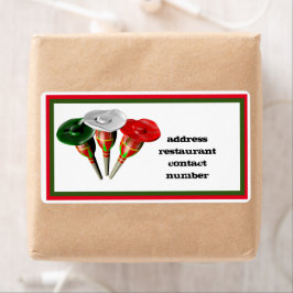 Cinco de mayo ,fiesta mexicana etiqueta personaliz