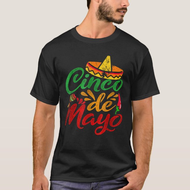 Cinco De Mayo Fiesta Surprise Camisa 5 De Mayo Viv (Frente)