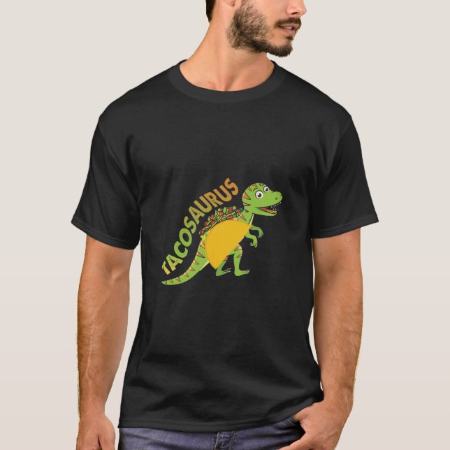 Cinco de Mayo Gift Tacosaurus Camisetas Tacos Dino (Frente)