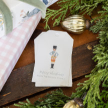 Cinco Drummers Bebendo Etiquetas de Presente - Per