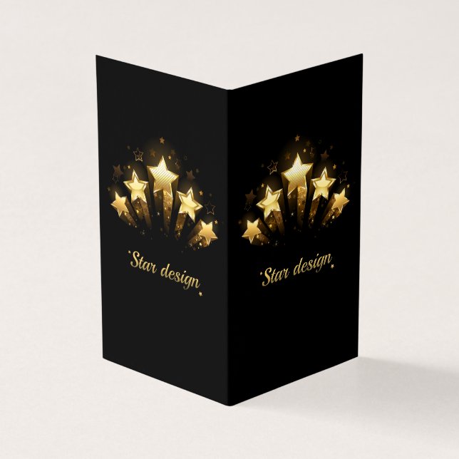 Cinco estrelas douradas a preto (Exterior)
