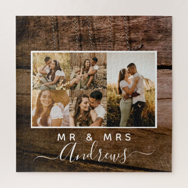 Cinco fotos do Quebra-cabeça Romântico (Vertical)