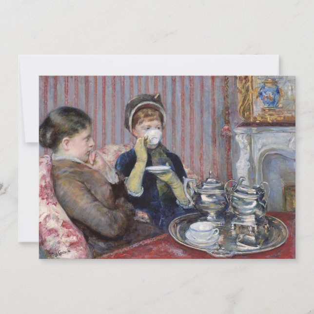Cinco O'Clock Tea | Mary Cassatt (Frente)