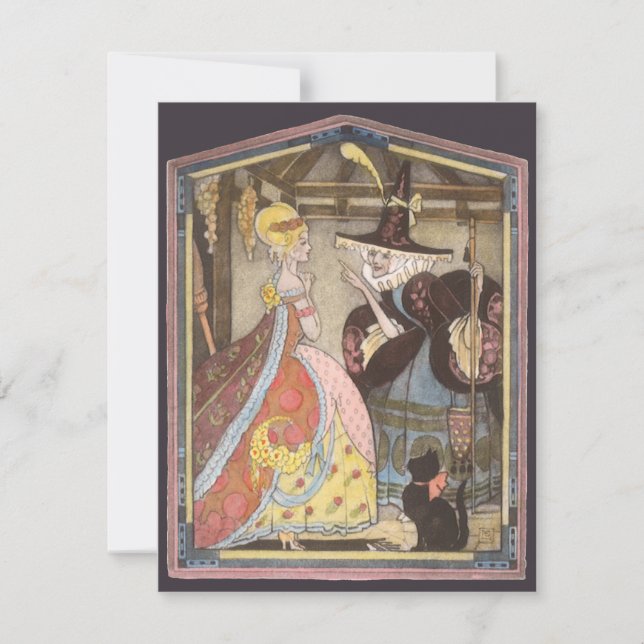 Cinderela e Fada Madrinha, Vintage Fairy Tale (Frente)