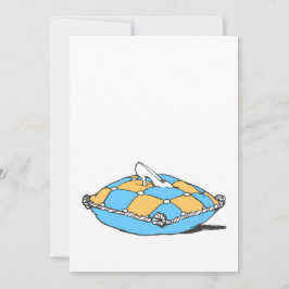 Cinderella Slipper em Travesseiro Laranja Turquesa