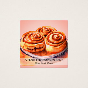 Cinnamon Rolls Cartão de visita
