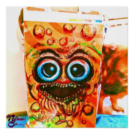 Cinnamon Zombie Crunch Art Impressão