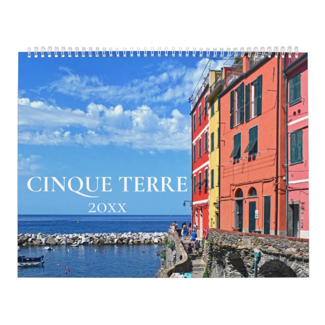 Cinque Terre - Estética Itália - Calendário de Par (Capa)