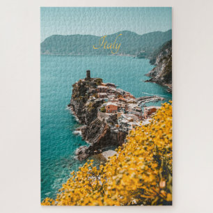 Cinque Terre, Itália Foto Quebra-cabeça de Jigse