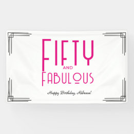 Cinquenta e Fabuloso Rosa Quente Art Deco 50º Aniv