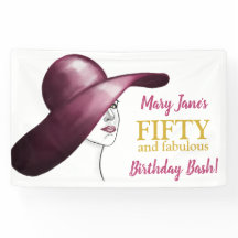 Cinquenta & Fabuloso Aniversário Personalizado
