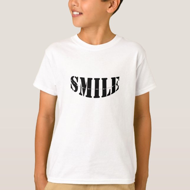 cintas do sorriso - t-shirt dos miúdos (Frente)