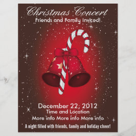 Cintos de concerto de Natal e Panfleto de Cane Doc