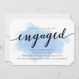 Cintura Azul | Convite à Festa de noivado